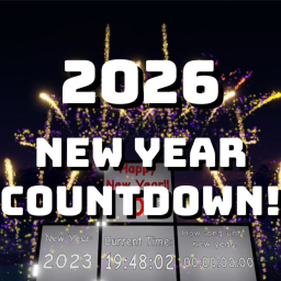 2026 New Year countdown! [Real-time]