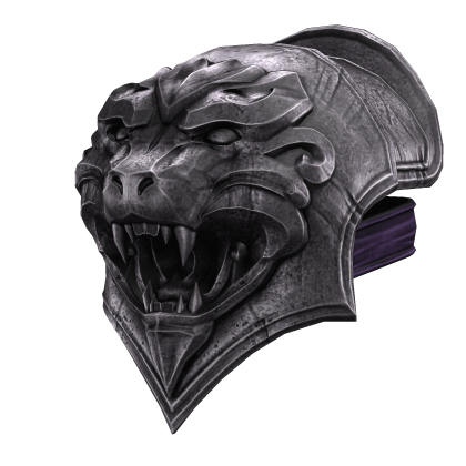 Silver & Purple Spartan Armor Pauldron - Right Roblox item