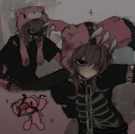 -Anya with the besties:>-