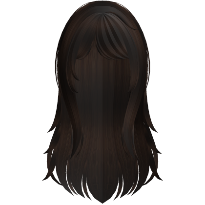 brown wispy gothic moe long layered hair