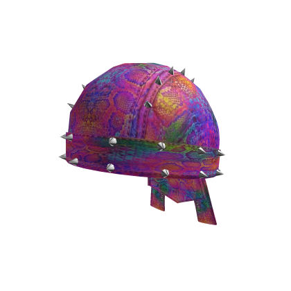 Studded Biker Cap - Rainbow  Roblox item