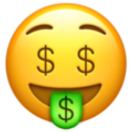Rich Face Emoji 🤑 Roblox decal