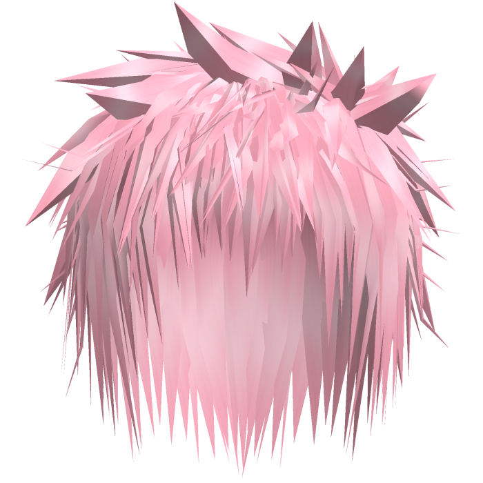 Pink Spiky Emo Punk Messy Anime Boy Hair