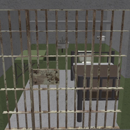 Realistic Alcatraz Inmate Cell
