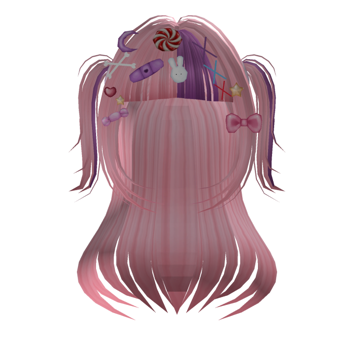 Ironmouse Pink Cutie Hair (Decora)