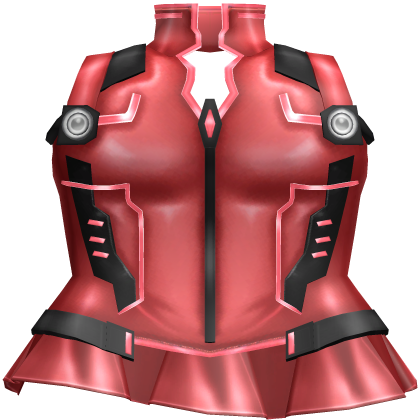 ♡ cyberpunk emissive lucy red dress