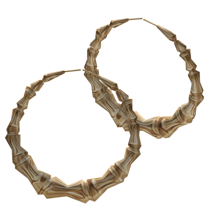 Y2K Bougie Bamboo Hoops | Gold