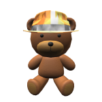 gold sparkle bear