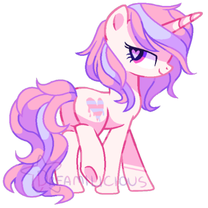 Heart Melt - Pony OC Roblox decal
