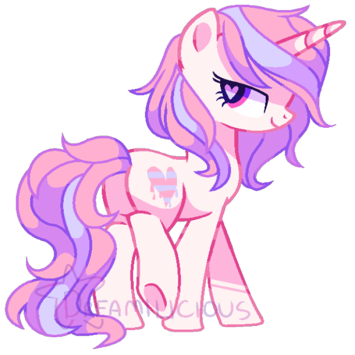 Heart Melt - Pony OC Roblox decal