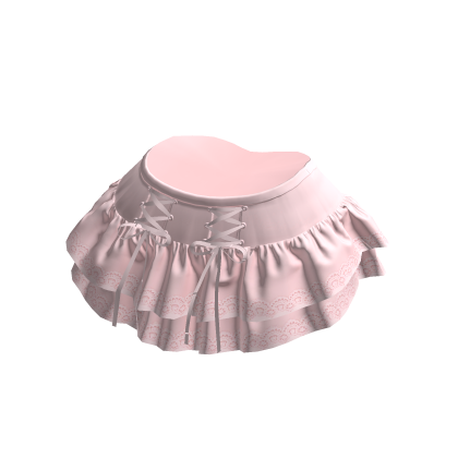 Pastel Pink Ruffle Skirt