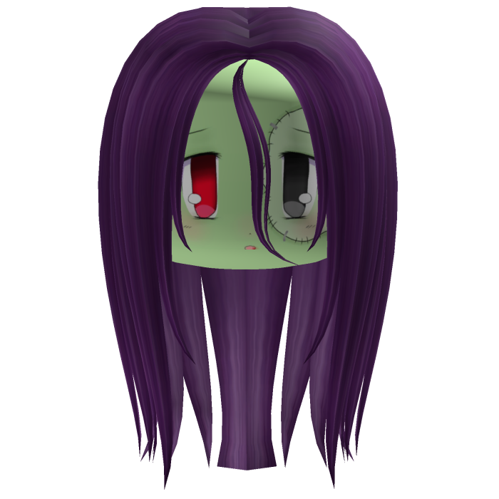 Zombie Girl Moe Combo ( Purple )