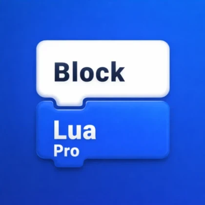 BlockLua Pro+ | Visual Scripting Pro+
