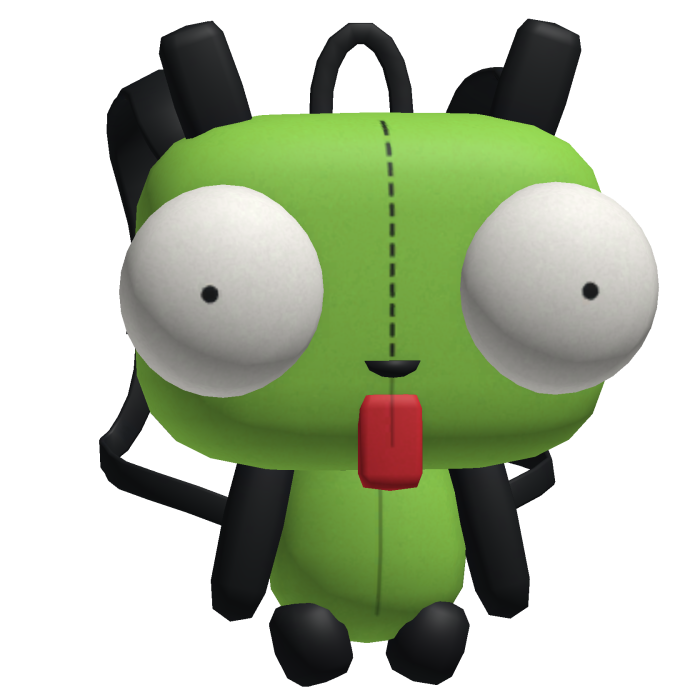 Green Alien GIR Scene Plush Backpack [3.0]