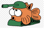 Fishy fighting force