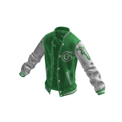 College Jacket | Jade White
