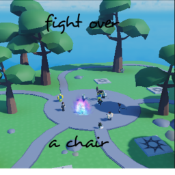 Fight over a chair.