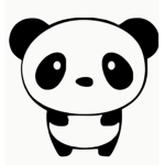 Cute stuffed pandas