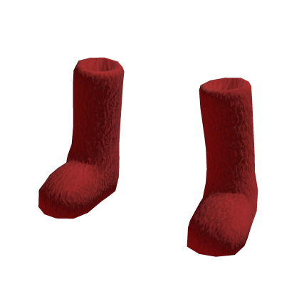 Y2K Christmas Fuzzy Boots