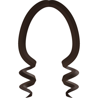 ʚ Front Curly Bang In Brown Roblox item