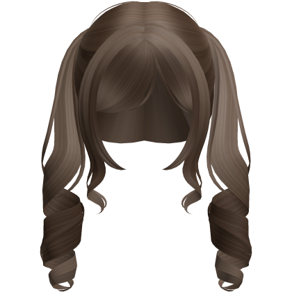 brown kawaii cute jirai kei doll twin tails Roblox item