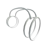 White outline ADDON for Clockwork Headphones