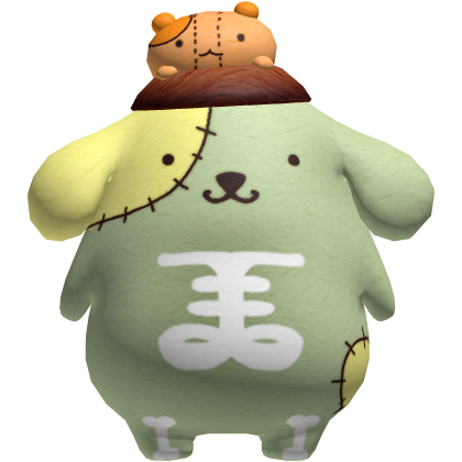 Waist Pompompurin Halloween Plushie Sanrio
