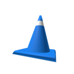 Blue Traffic Cone