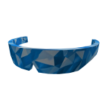 Blue Sparkle Glasses 
