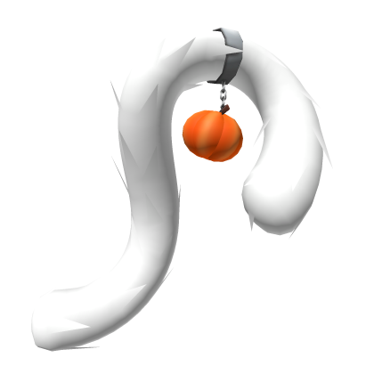 🐈 Halloween Cat Tail White
