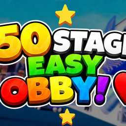 50 Stage Easy Obby!❤️