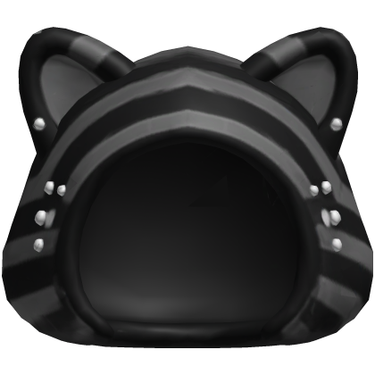 Black Studded Cat Hood Roblox item