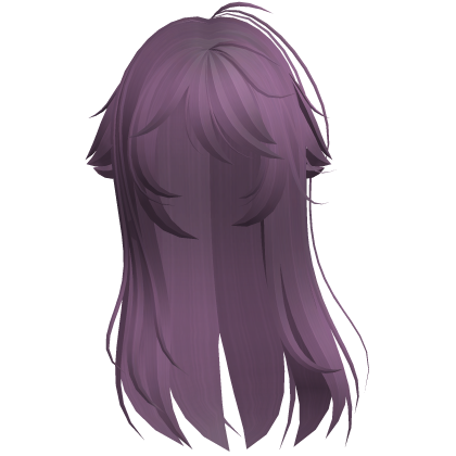 Purple Shy Moe Cat Girl Windy Whispy Hair