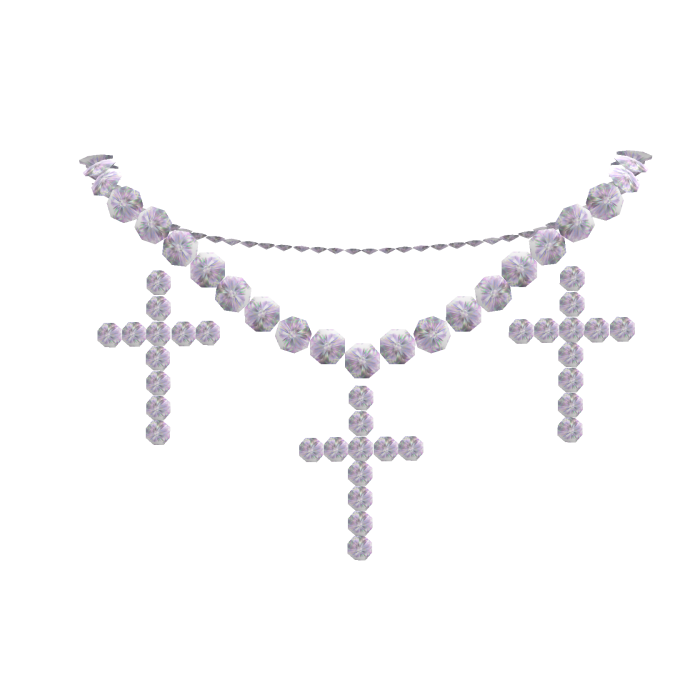 Necklace with diamond crosses !AJUSTALO!