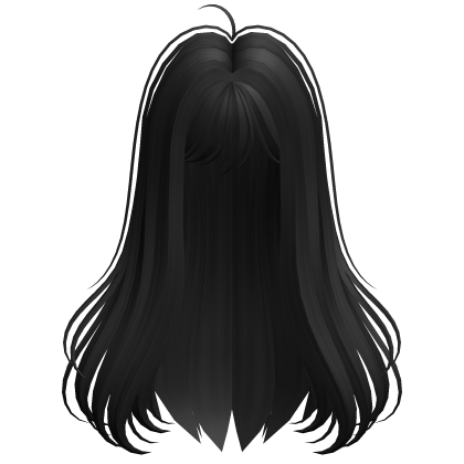 Soft Winter Girl Hair (Black) Roblox item