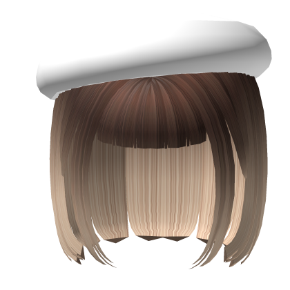 Brown to Blonde Cheap Paris Girl Beret Hair Roblox item