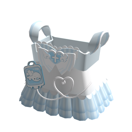 Cute Angel Seal Nurse Dress in Blue thumbnail