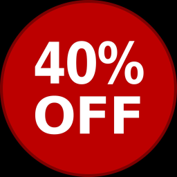 40% off