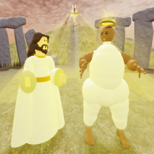 LOVELY PEACHES IN HEAVEN 🤍 official Roblox game thumbnail