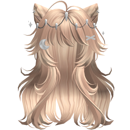 Super Fluffy Anime Werewolf Hair (Blonde)