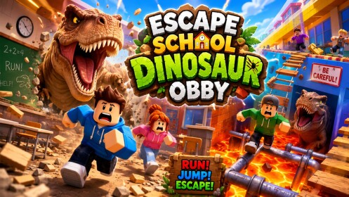 Escape School Dinosaur Obby 🦕