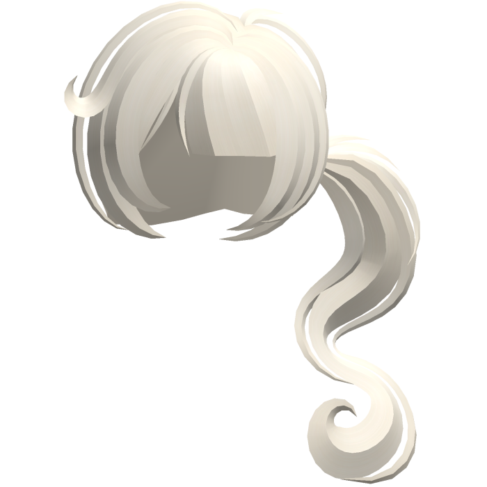 dolly moe long swirly ponytail blonde