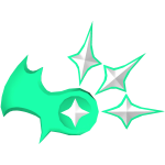 Teal Celestial Diadem