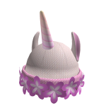 iamSanna White Unicorn Beanie