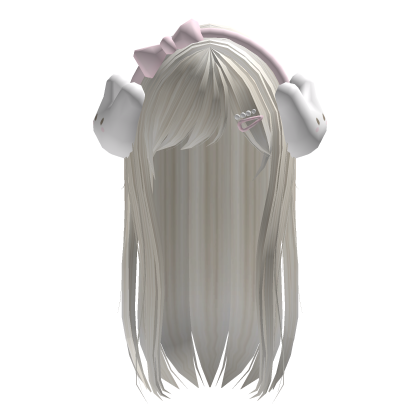 Blonde Kawaii Vkei Moe Hair W/ Bunny Headband