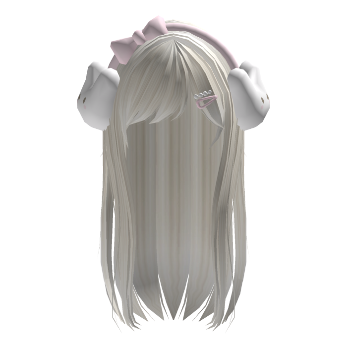 Blonde Kawaii Vkei Moe Hair W/ Bunny Headband