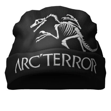 🦇Black Y2K Gorpcore Hiking Arc'terror Beanie🦇 | Roblox Item