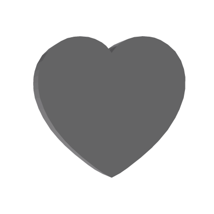 Emissive Glowing Floating Heart  Roblox item
