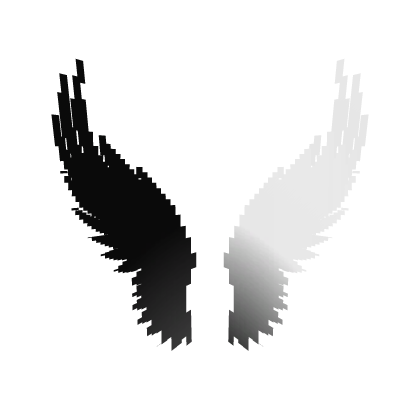Color Changing Wings - White to Black