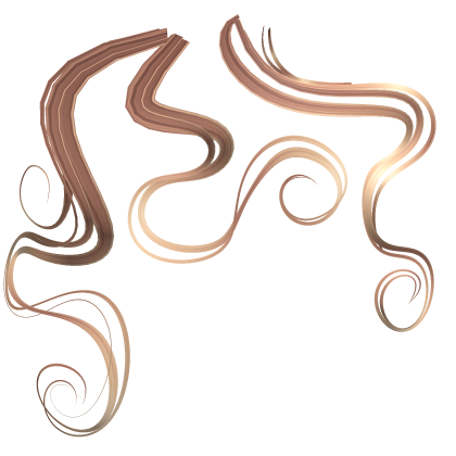 Athena's wet hair pieces (curly version) [blonde] Roblox item